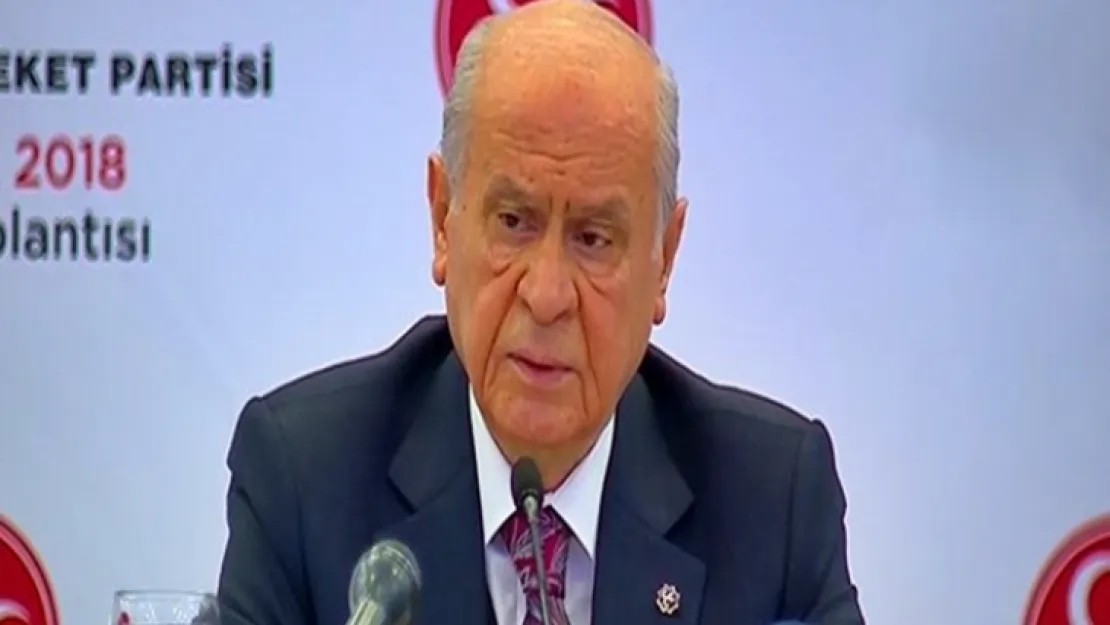 Bahçeli, 'Cumhurbaşkanlığında Erdoğan'a destek vereceğiz'