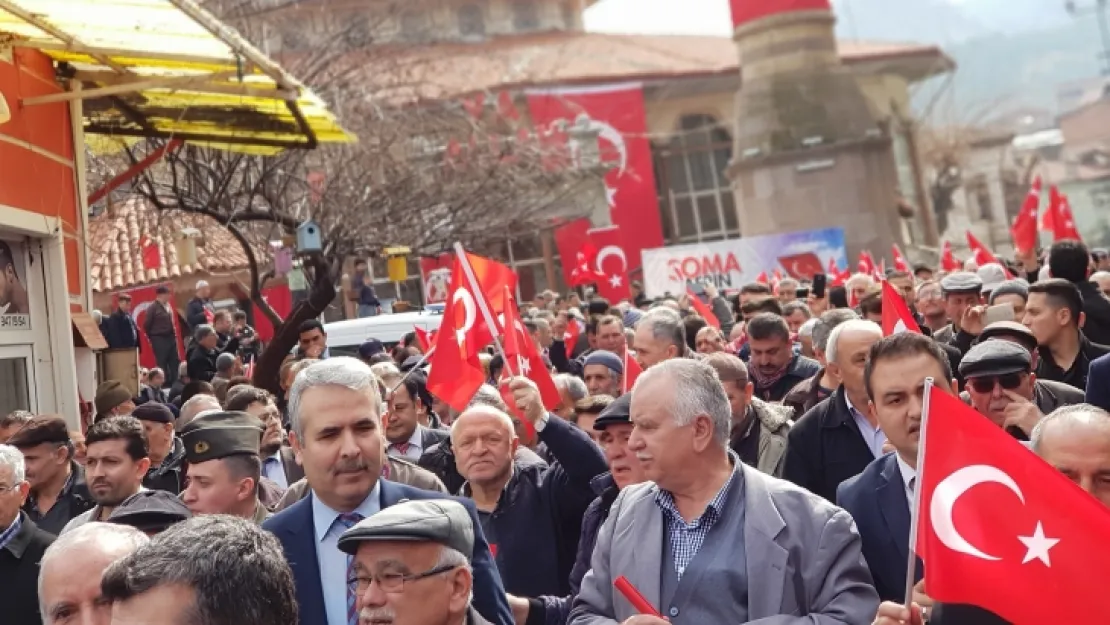HELVA YÜKLÜ ARAÇLAR AFRİNE DUALARLA UĞURLANDI