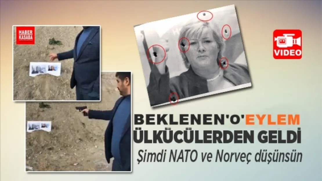 Beklenen NATO eylemi bir ülkücüden geldi