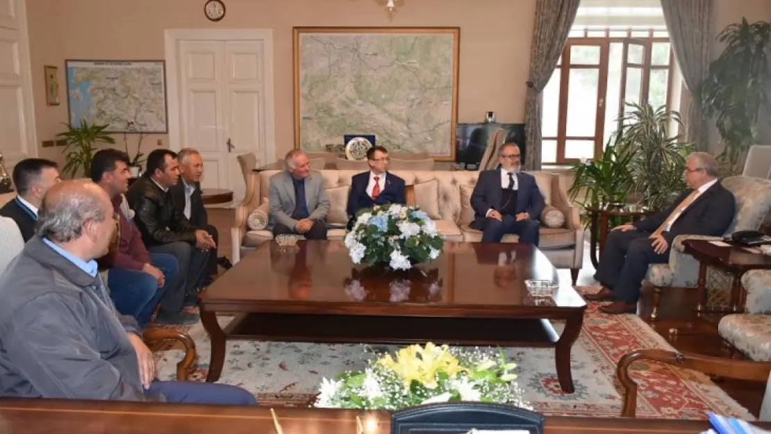 Erbakan vakfından vali GÜVENÇER,e ziyaret