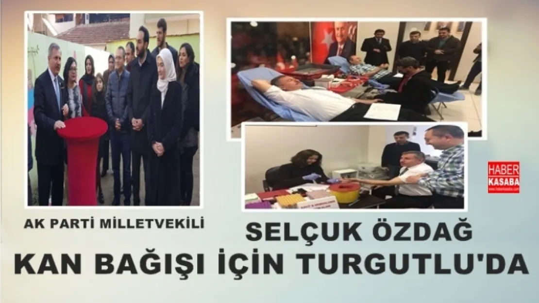 Özdağ,'Kan bağışı etkinliğine katıldı'