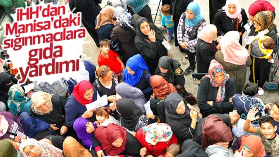 Manisa'daki sığınmacılara yardım eli