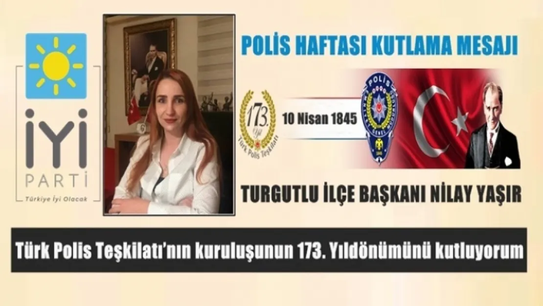 Başkan Yaşır'dan Polis Haftası mesajı