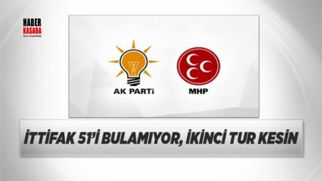 İttifak 51'i bulamıyor, ikinci tur kesin gidilecek!