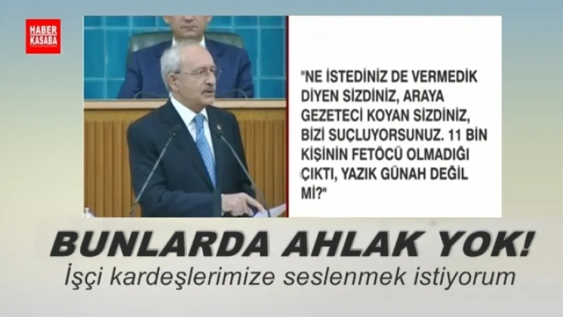 KILIÇDAROĞLU,'BİR ADIM GERİ ADIM ATARSAM NAMERDİM'