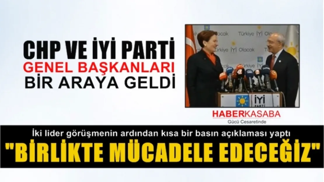 Sıcak Gelişme! Akşener ile  Kılıçdaroğlu görüştü