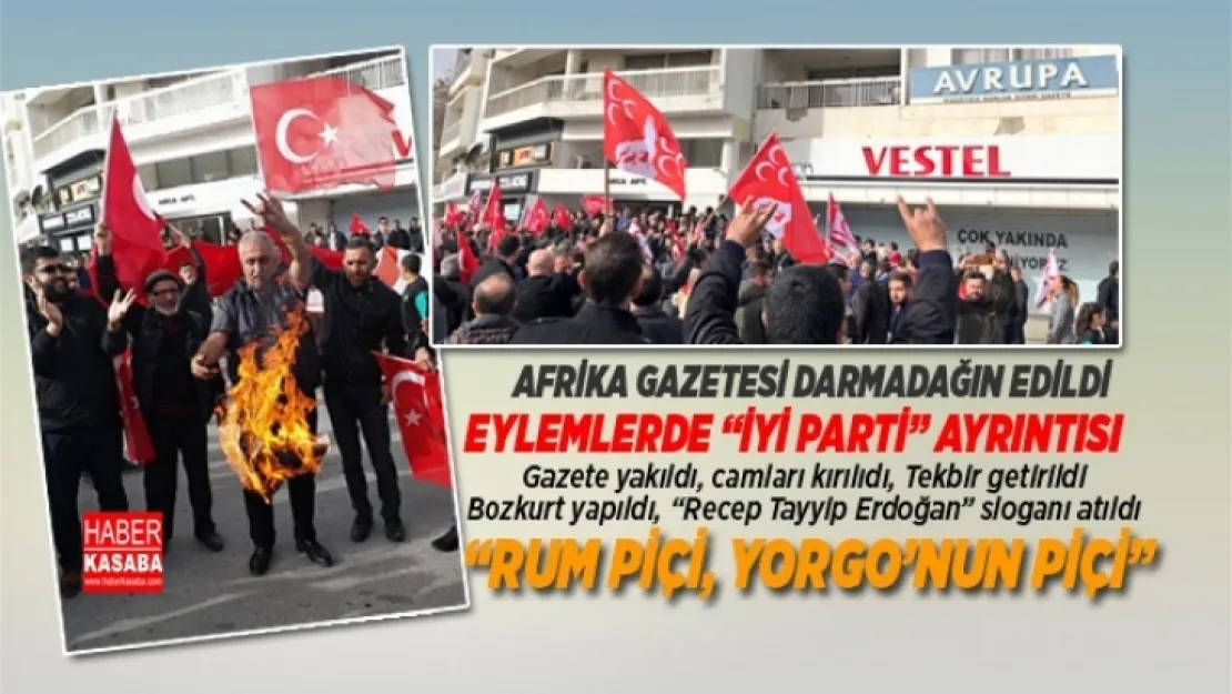 Afrika gazetesi darmadağın ettiler