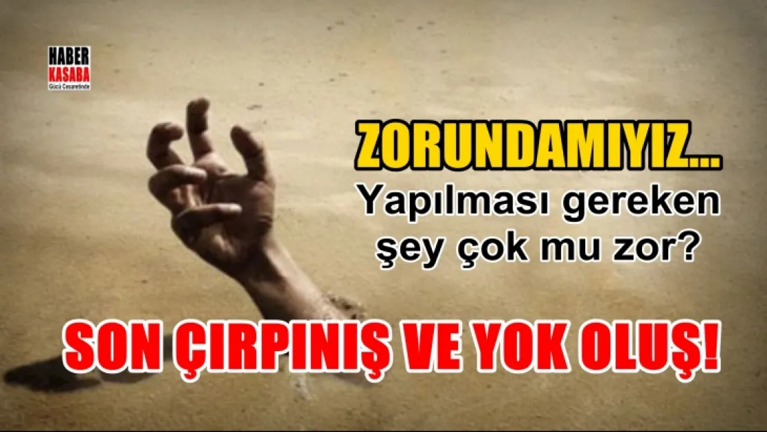 Alacağımız nefes bile belliyken bu acele neden?