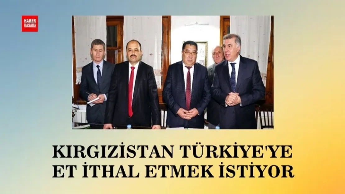 Kırgızistan'dan Türkiye'ye ithal et çağrısı