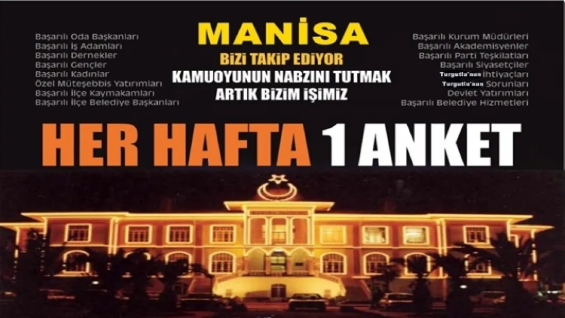 HER HAFTA BİR ANKET BAŞARILI BAŞARISIZ HERKES BURADA YER ALACAK