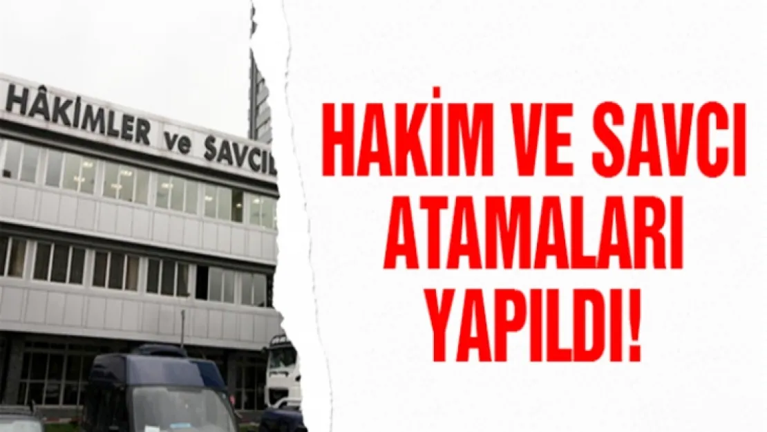 2 bin 84 hakim ve cumhuriyet savcısının ataması gerçekleşti