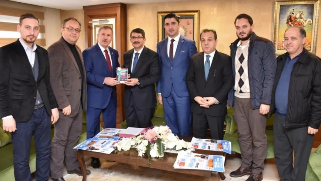 Özdağ'dan Çelik'e tebrik ziyareti