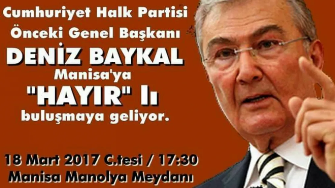 CHP MANİSA'DA MİTİNG YAPACAK