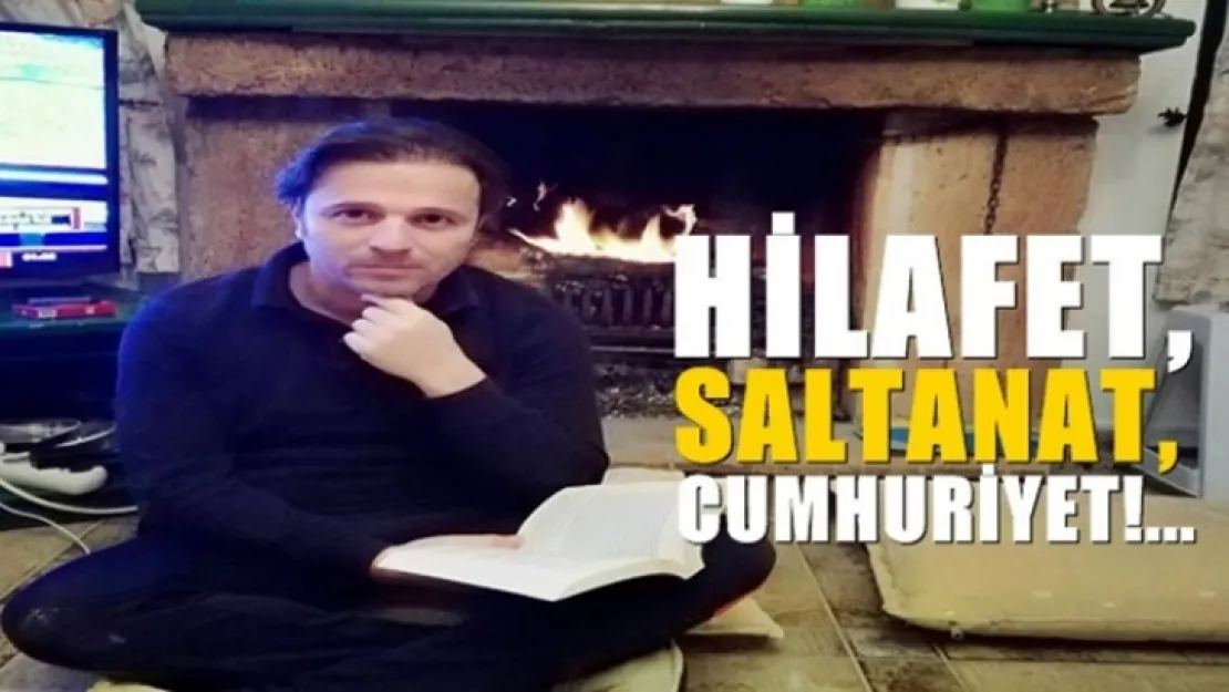 Devletin varlık sebebi de insanın var oluşudur!...