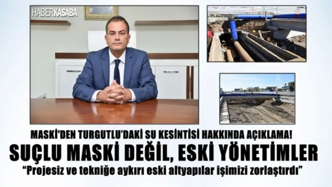 MASKİ Suçlu biz değil eski yöneticiler!