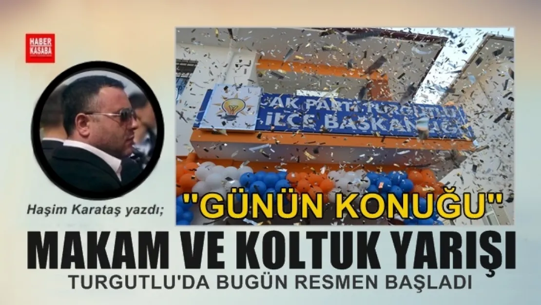 Yazmak için yazıyorum, Başkan olabilme yarışı başladı!