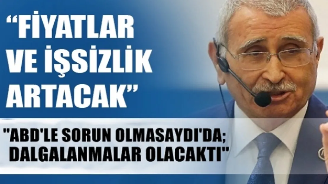 İYİ Parti'li  Yılmaz 'Küçüleceğiz, fiyatlar ve işsizlik artacak'