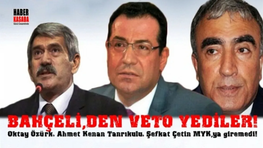 MHP kongresinde, İşte MYK Listesine giremeyen O İsimler!