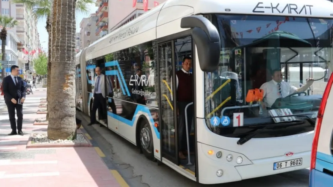 Elektrikli Otobüs Test Sürüşünde