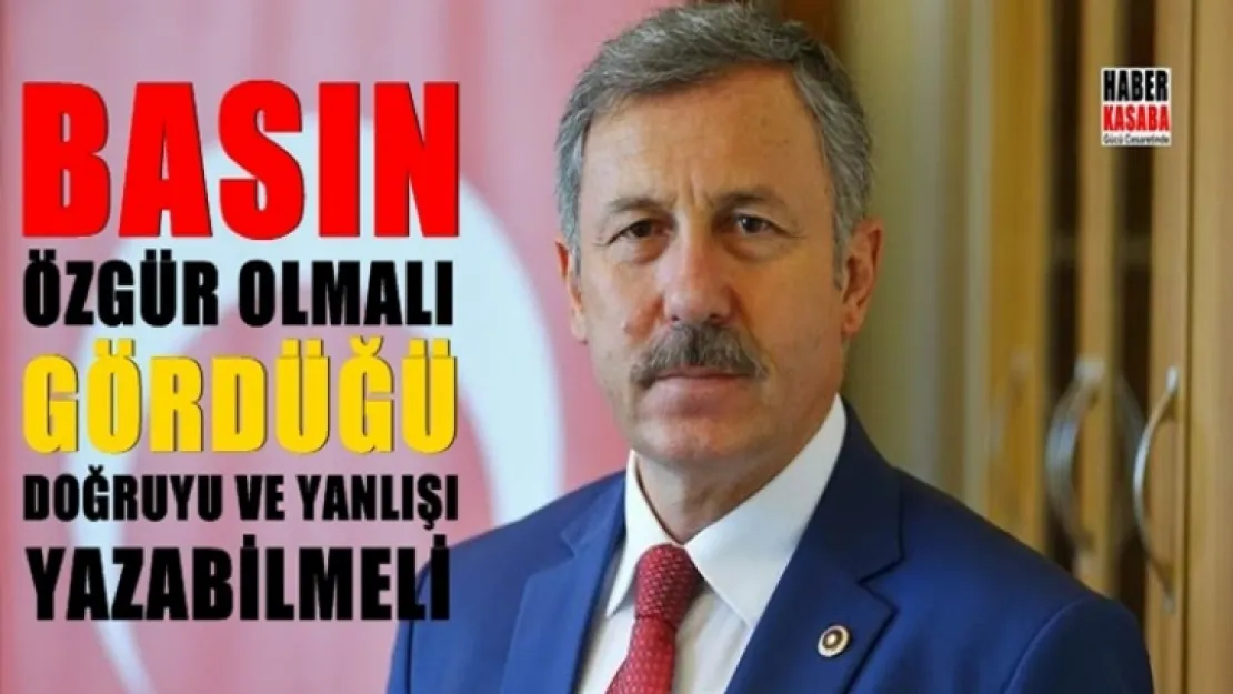 Özdağ, Yerel Basının Özgür Olması Gerektiğini Söyledi