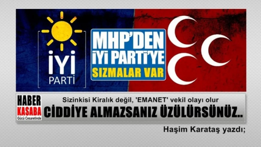 Umarım bu uyarım dikkate alınır...