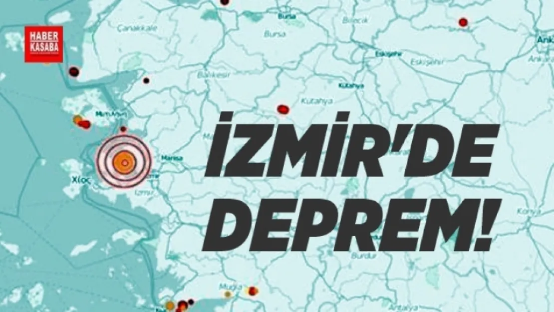 İzmir'de 4.8 deprem!