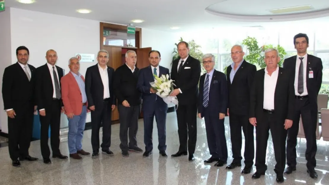 Borsa'dan Baybatur'a tebrik ve teşekkür ziyareti
