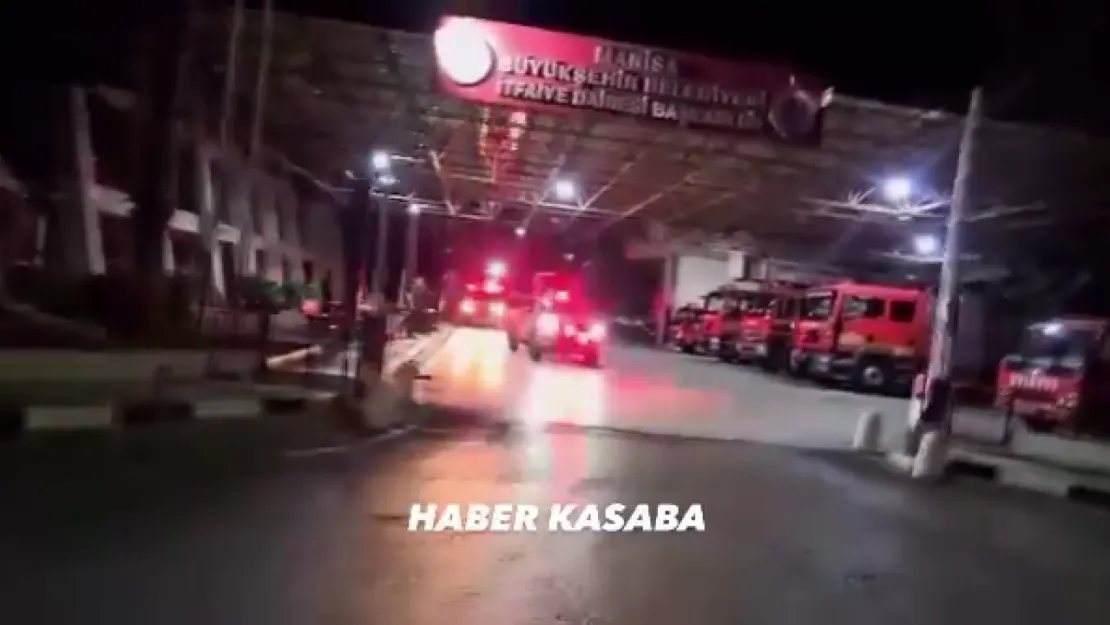 Manisa İtfaiyesi Deprem Bölgesine Yardım İçin Yola Çıktı