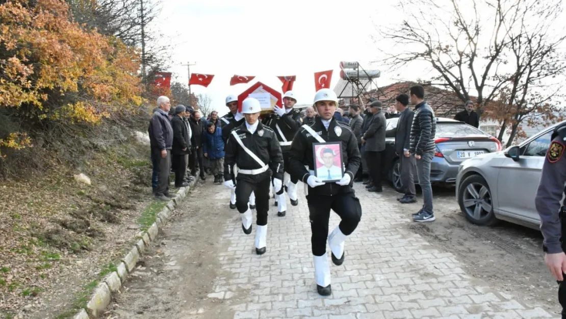 Polis Memuru Serdar Gülcan Son Yolculuğuna Uğurlandı