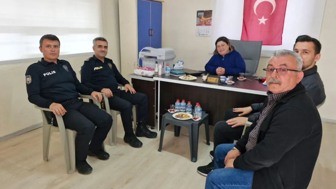 Soma İlçe Emniyet Müdürü Umut Er'den Mahalle Muhtarlarına Ziyaret