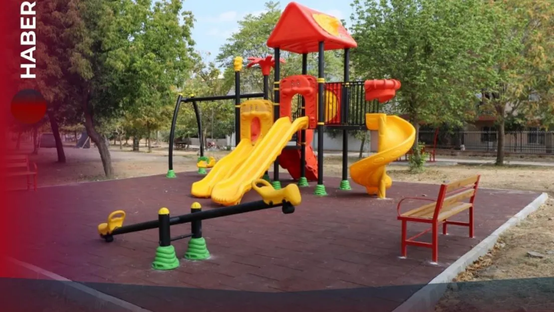 Turgutlu Belediyesi Çocuklara Yeni Oyun Alanları Oluşturuyor