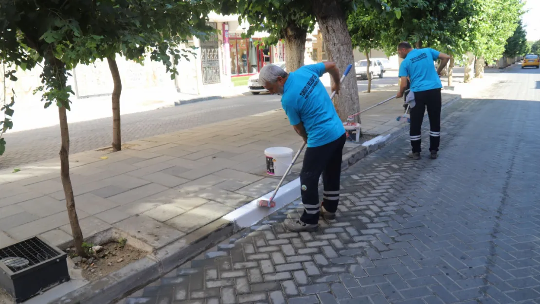 Turgutlu Belediyesi Fen İşleri ile Park ve Bahçeler Müdürlüğü Ekiplerinden Yoğun Mesai