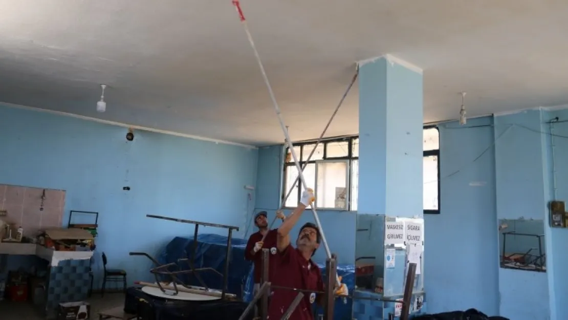 Turgutlu Belediyesi Tamiratlara Devam Ediyor