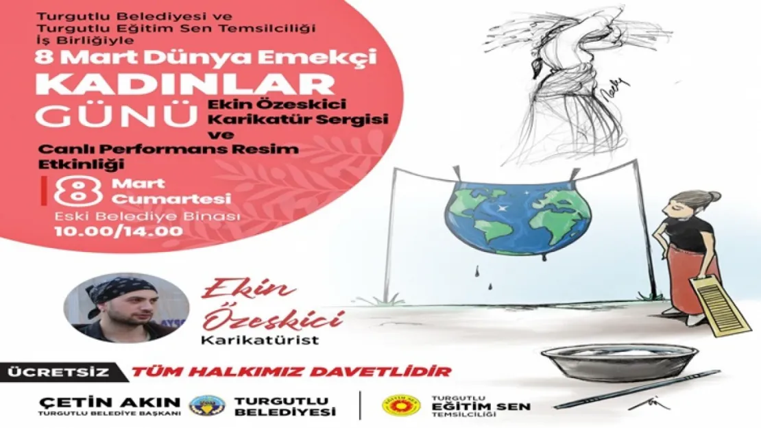 Turgutlu Belediyesinden 8 Mart'a Özel Etkinlik