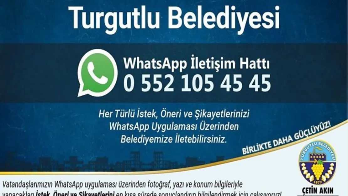 Turgutlu Belediyesinden Bir Yenilik Daha