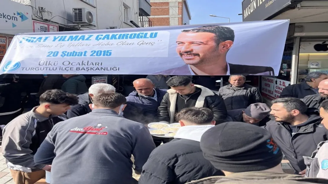 Turgutlu'da Fırat Yılmaz Çakıroğlu İçin Pilav Hayrı Düzenlendi