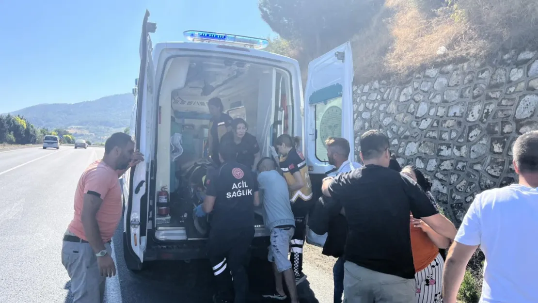 Turgutlu'da Motosiklet Kazasında Sürücü Ağır Yaralandı