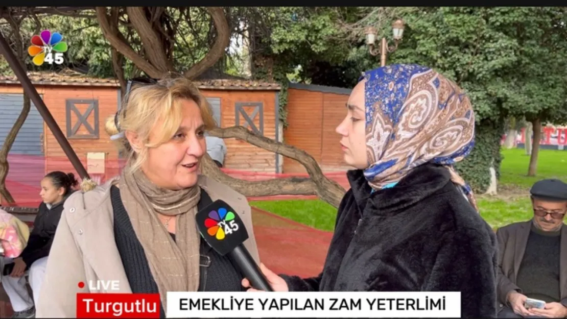 Turgutlu'da Vatandaşlara emekli maaşına yapılan zammın yeterli olup olmadığını sorduk!