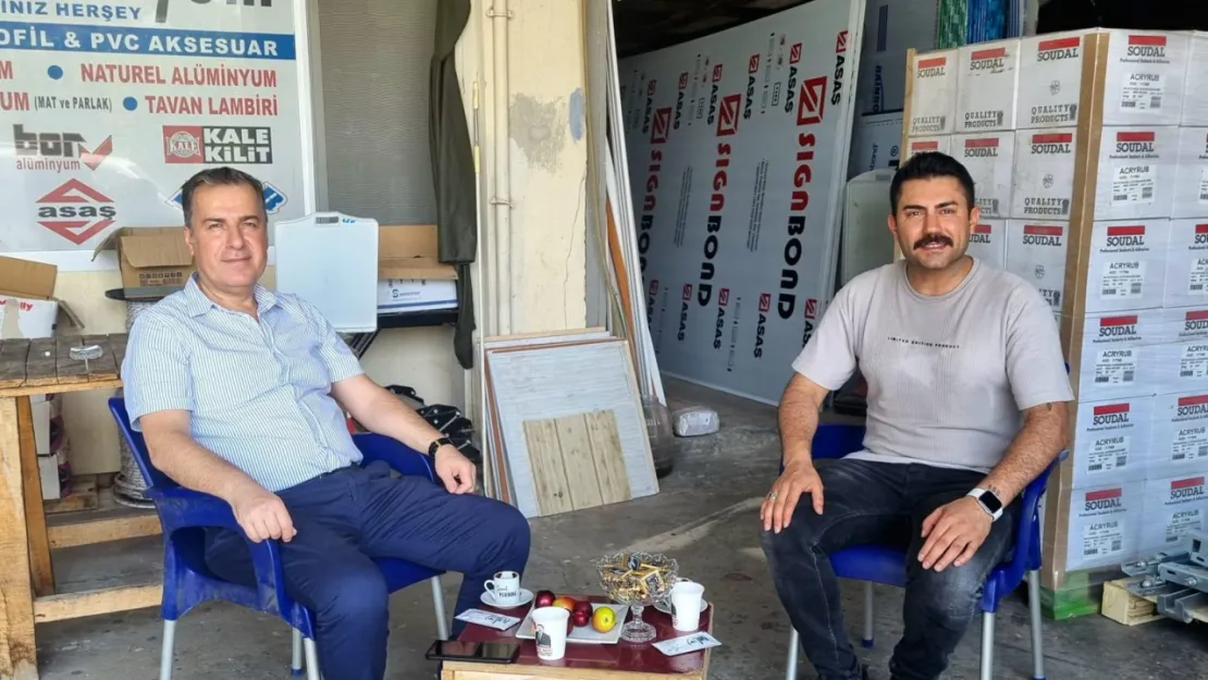 Turgutlu Kaymakamı Kapankaya'dan İş Yeri Ziyaretleri devam ediyor