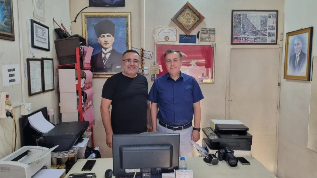 Turgutlu Kaymakamı Selami Kapankaya, Haber Kasaba Gazetesi'ne Ziyaret Gerçekleştirdi
