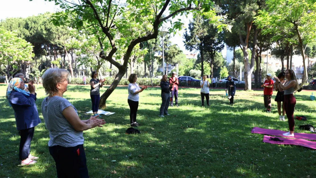 Yunusemre'de Açık Havada Spor Etkinliği Başladı
