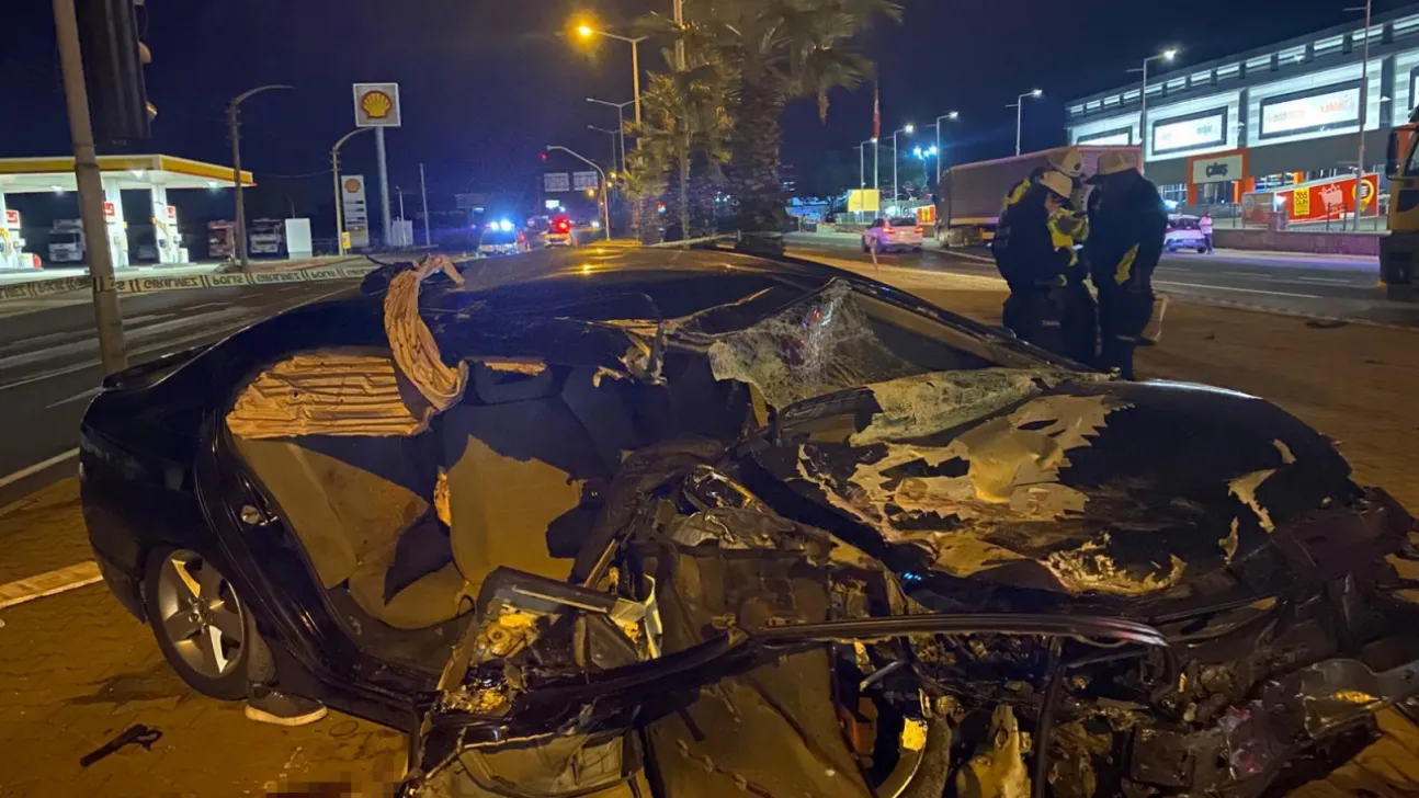 Turgutlu'da feci kaza: 1 ölü, 3 yaralı