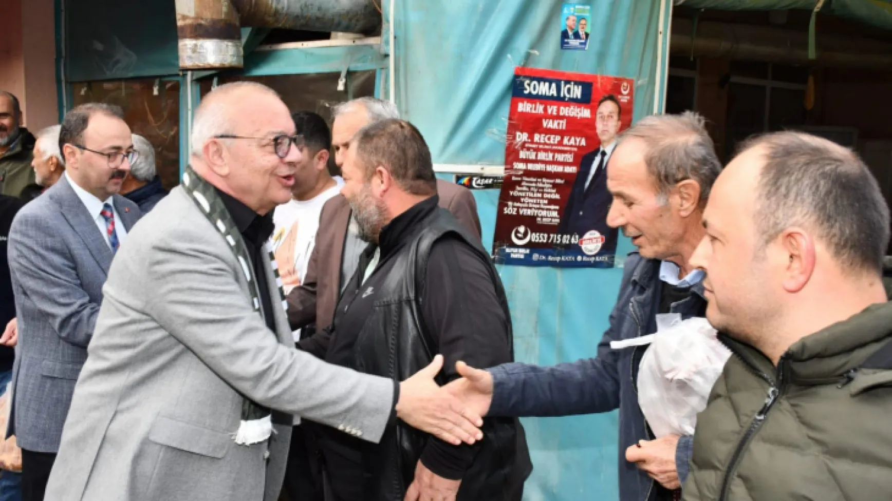 Başkan Ergün Soma'da Vatandaşlarla Buluştu
