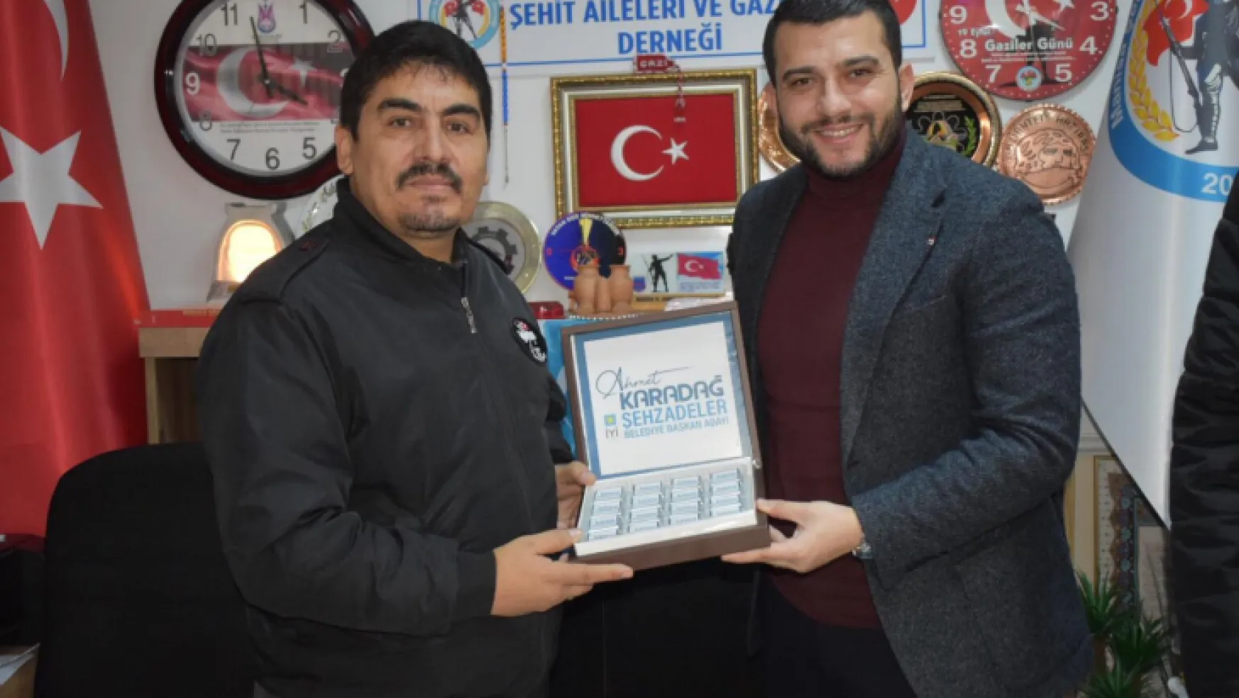 Ahmet Karadağ Manisa Şehit Aileleri Ve Gaziler Derneğini Ziyaret Etti