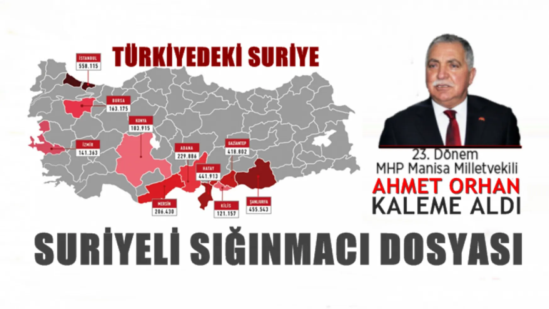 Ahmet Orhan yazdı: 'TÜRKİYE'DEKİ SURİYE'