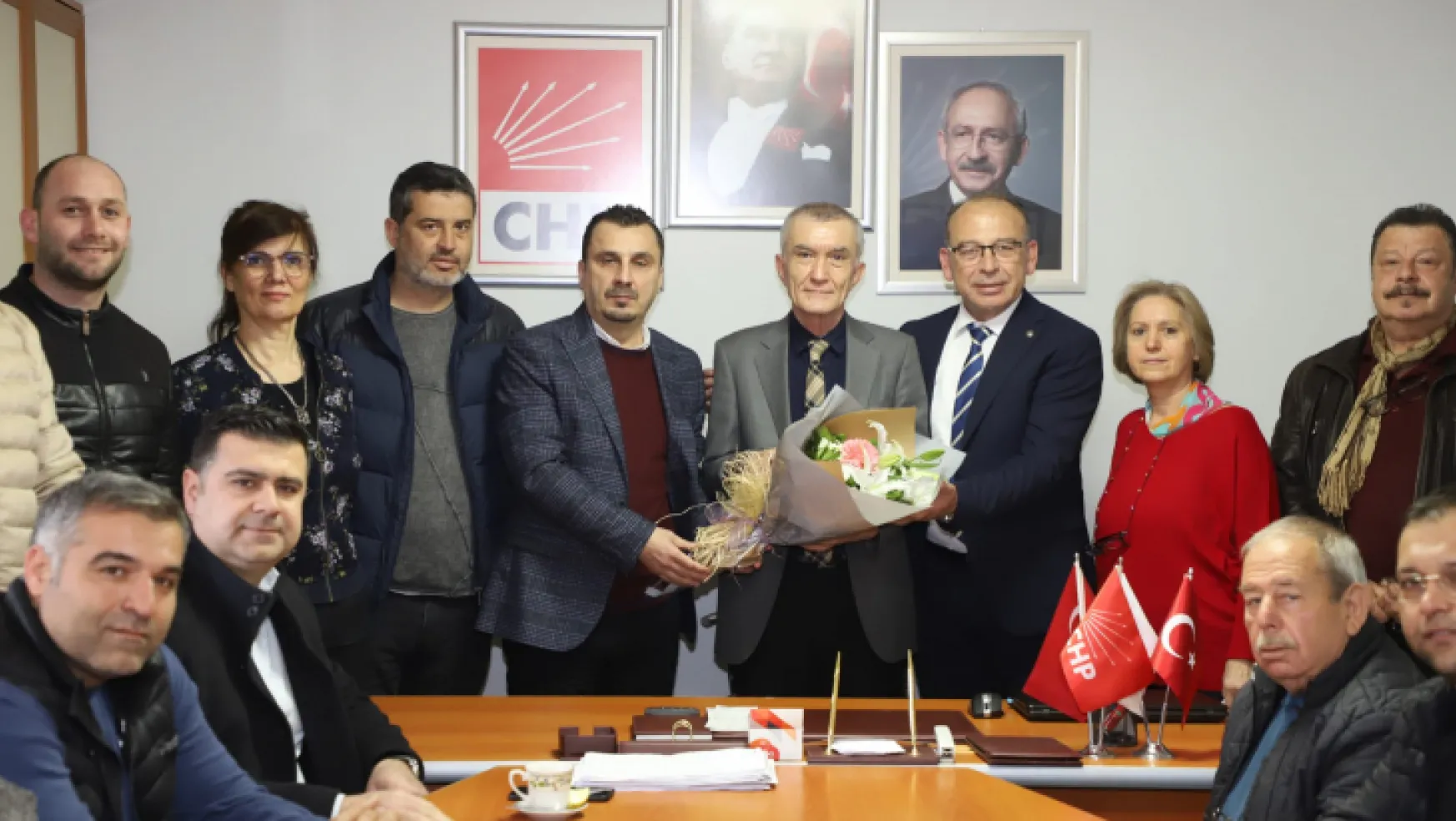 Başkan Akın'dan CHP İlçe Yönetimine Ziyaret