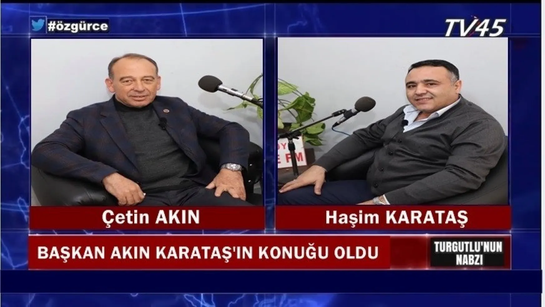 Başkan Akın Karataş'ın sorularını açık yüreklilikle cevapladı (Video)