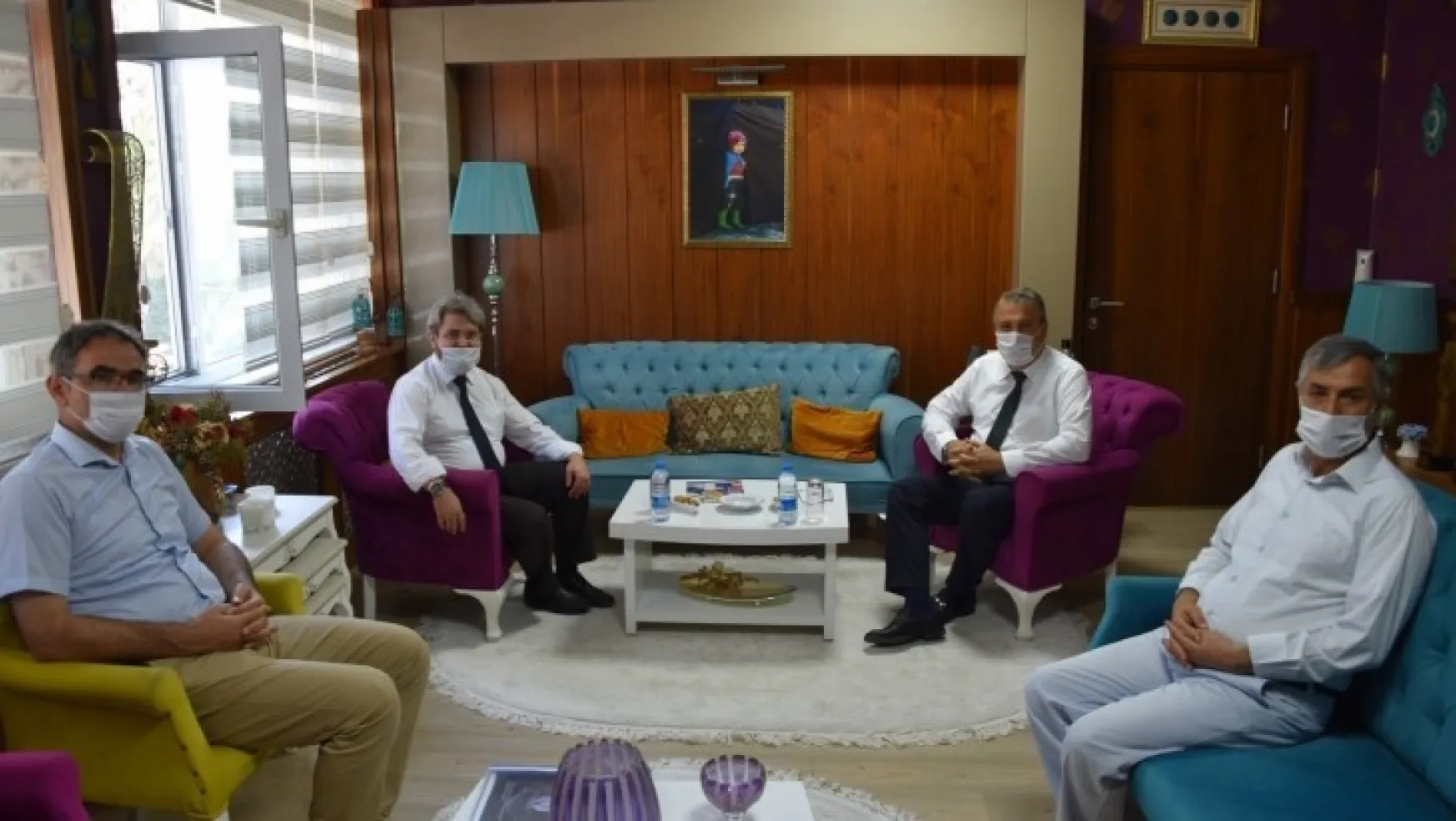 Başkan Çerçi, Manisa İl Müftüsü Mustafa Soykök'ü makamında konuk etti