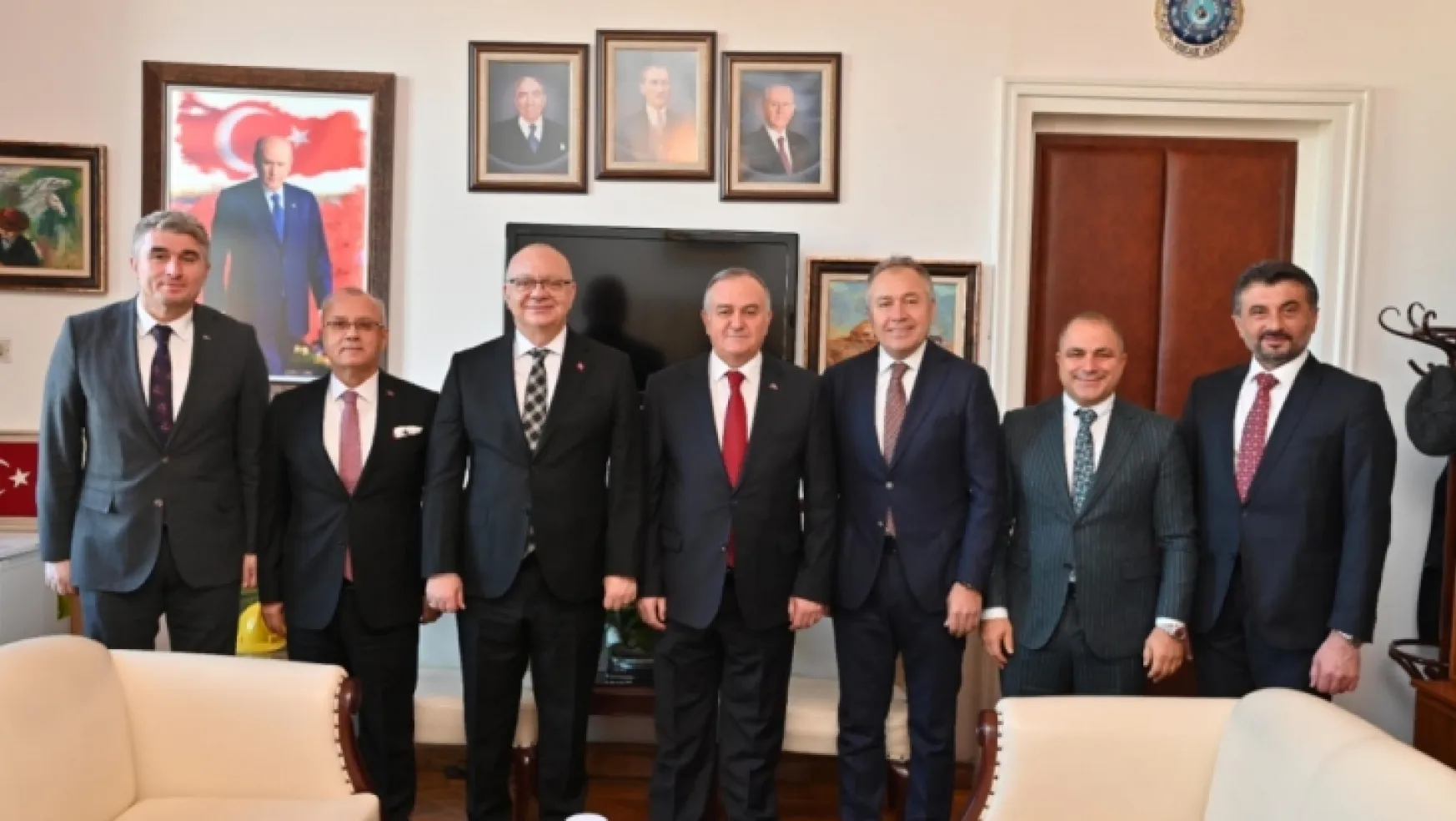 Başkan Ergün'den Tbmm Grup Başkanvekili Akçay'a Ziyaret