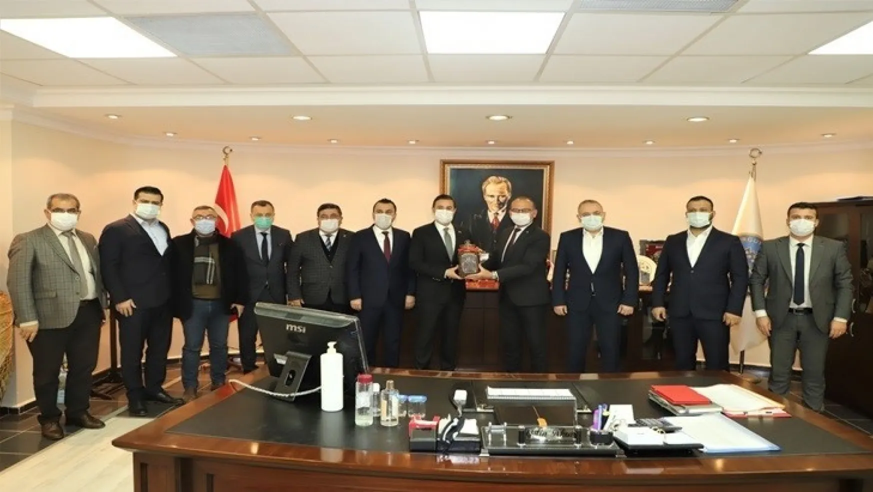 CHP Genel Başkan Yardımcısı Ahmet Akın'dan Başkan Çetin Akın'a Ziyaret